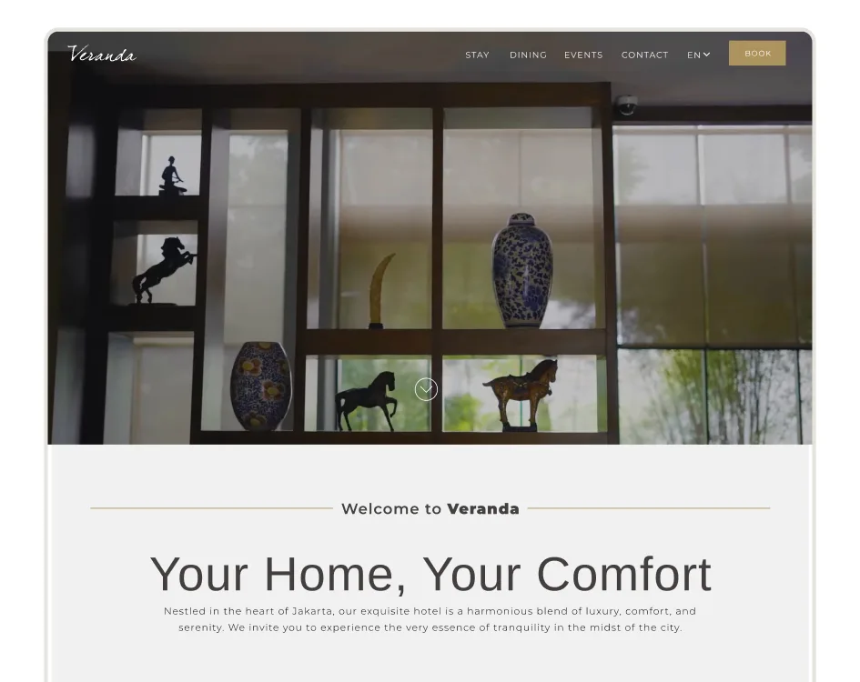 Revamp Website Veranda Hotels