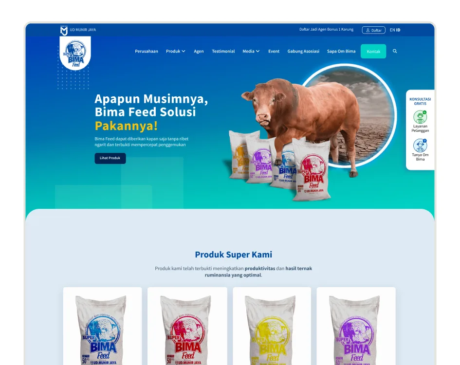 Website Bima Feed